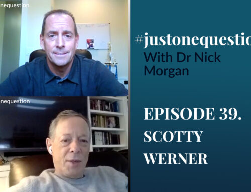 Just One Question Episode 39: Nick chats to customer service expert, author & speaker Scotty Werner