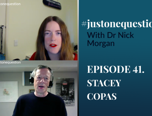 Just One Question Episode 41: Nick talks to the “Queen of Resilience” Stacey Copas