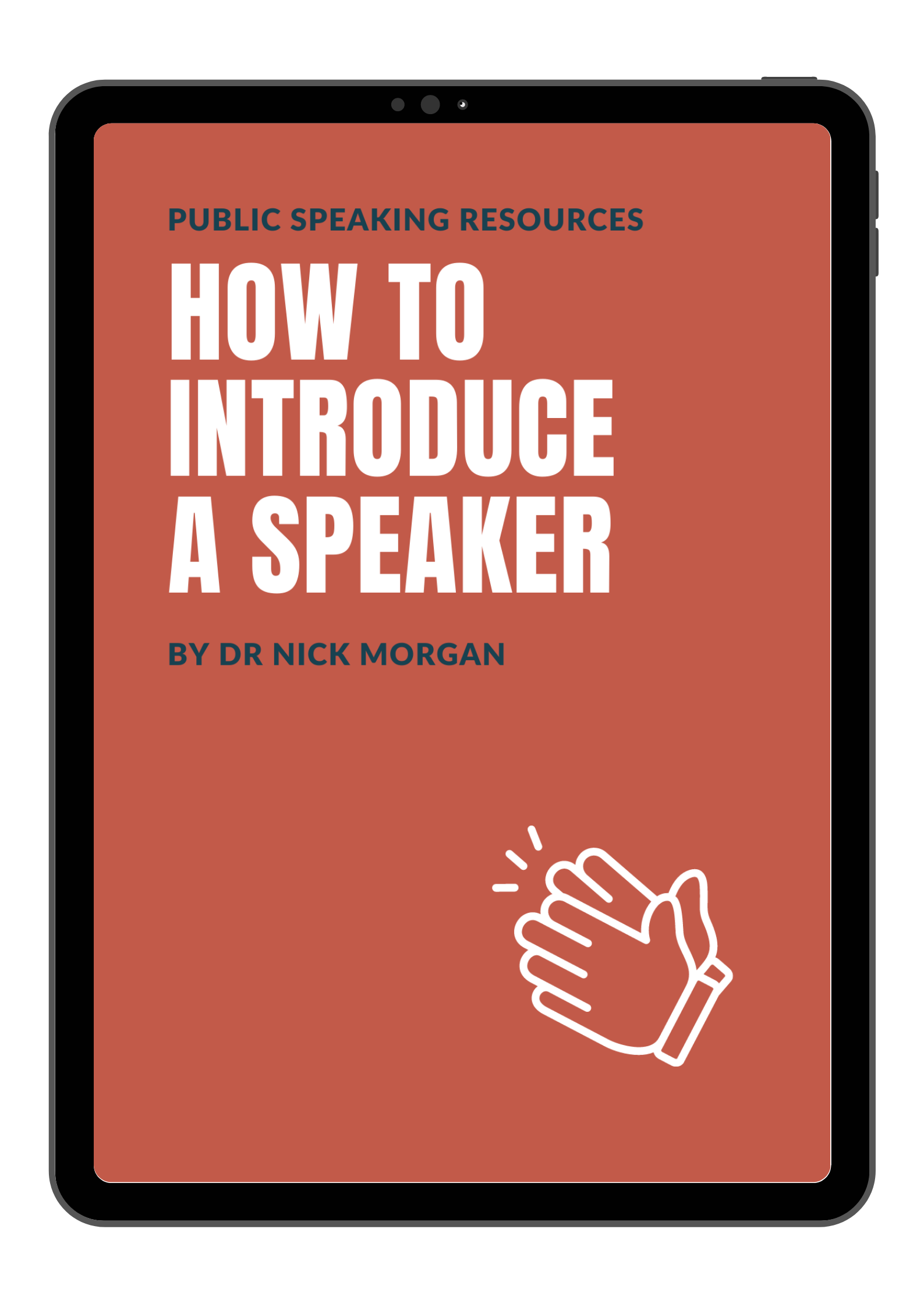 How to introduce a speaker